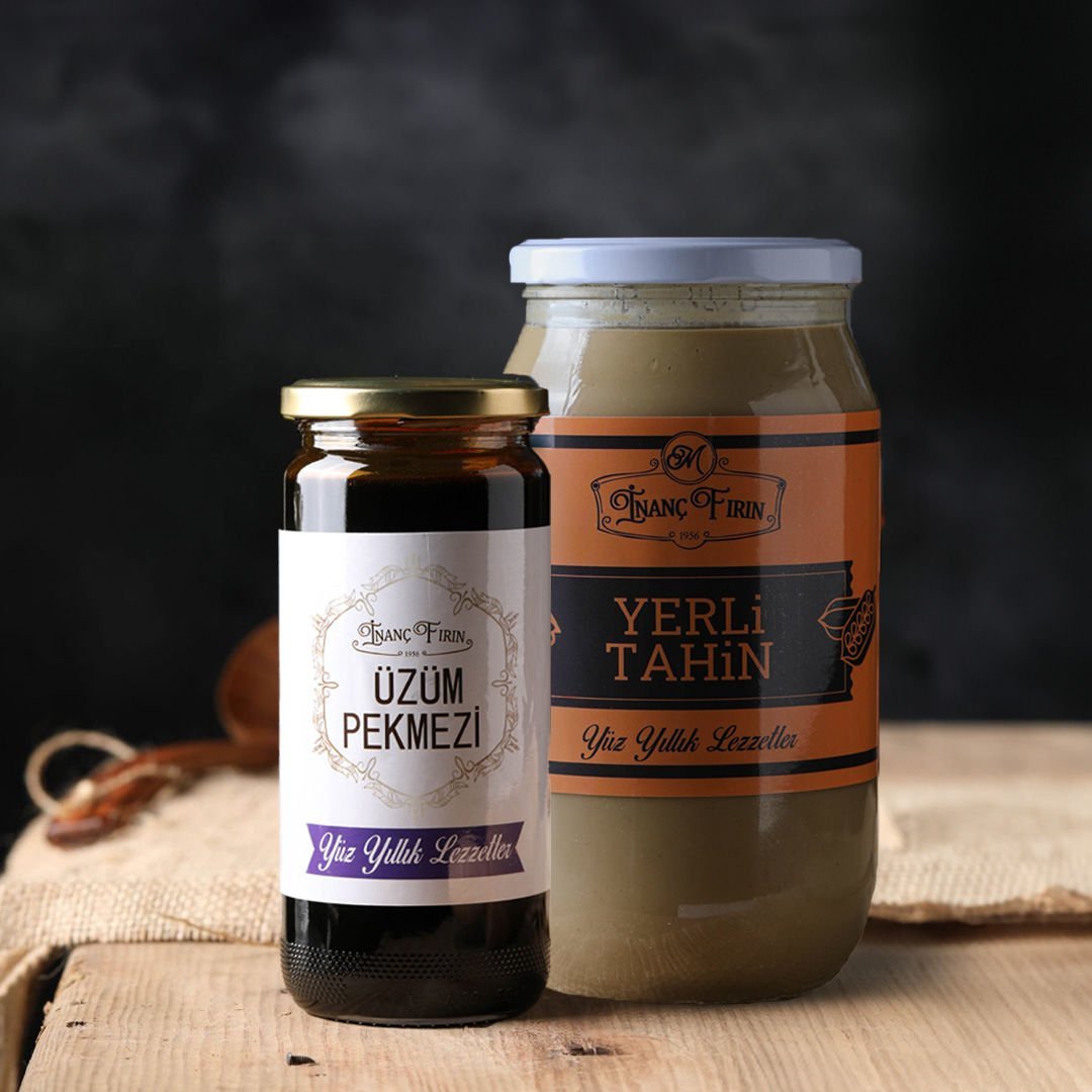 Tahin 1 Kg + Üzüm Pekmezi 600gr