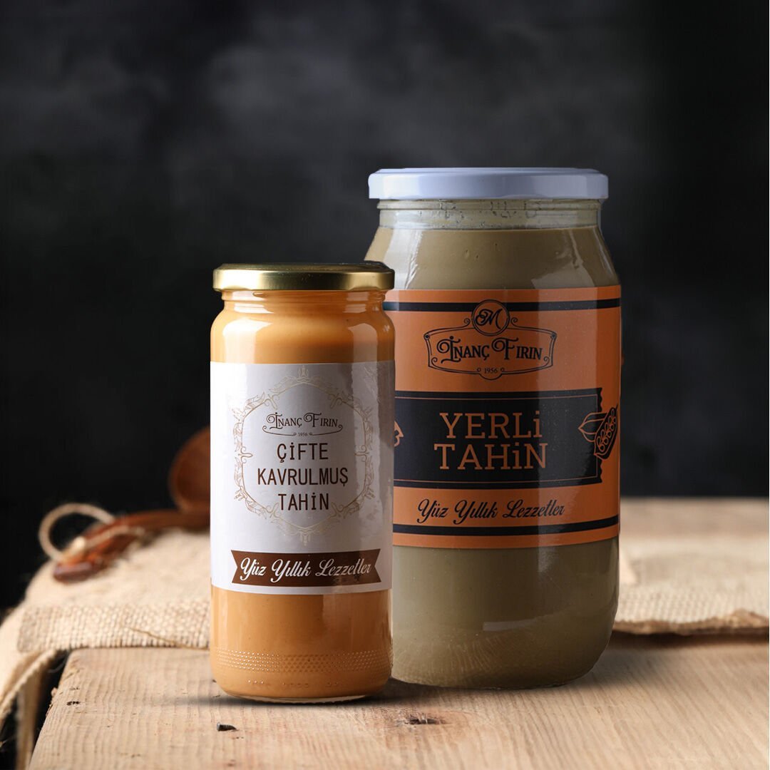 Yerli Tahin ve Çifte Kavrulmuş Tahin Seti