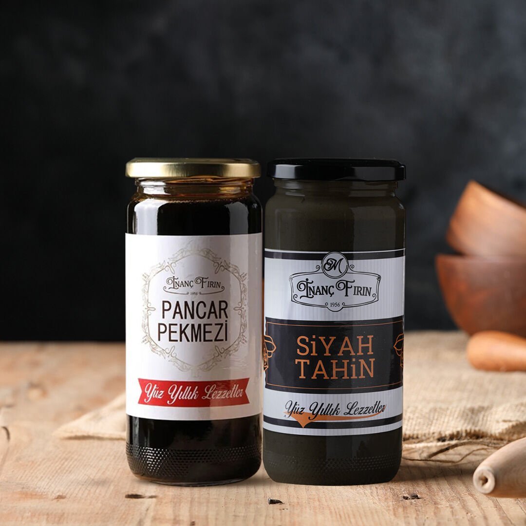 Pancar Pekmezi (600 gr ) + Siyah Tahin (450 gr )