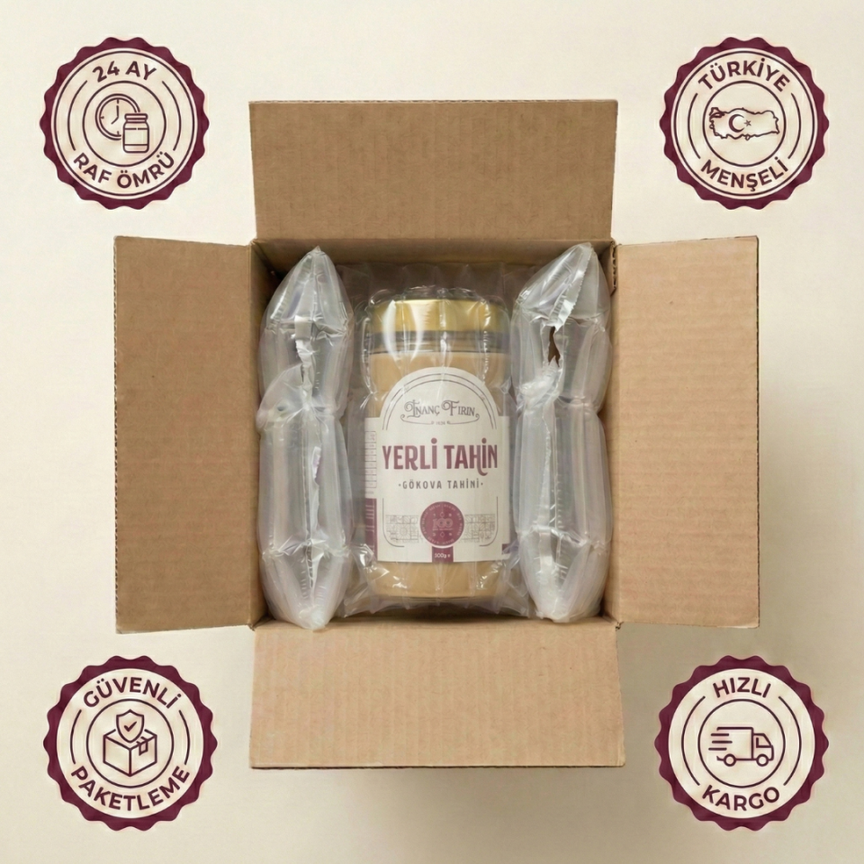 Yerli Tahin 500 gr - Gökova Susamı Taş Değirmen Üretimi