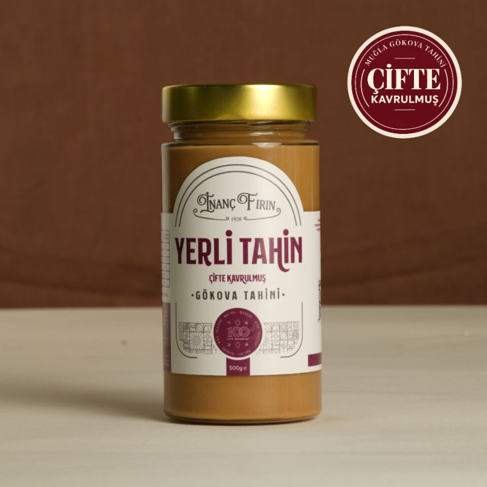 Çifte Kavrulmuş Yerli Tahin 500 gr - Gökova Susamından Yoğun Lezzet