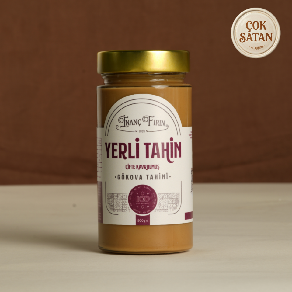 Çifte Kavrulmuş Yerli Tahin 500 gr - Gökova Susamından Yoğun Lezzet
