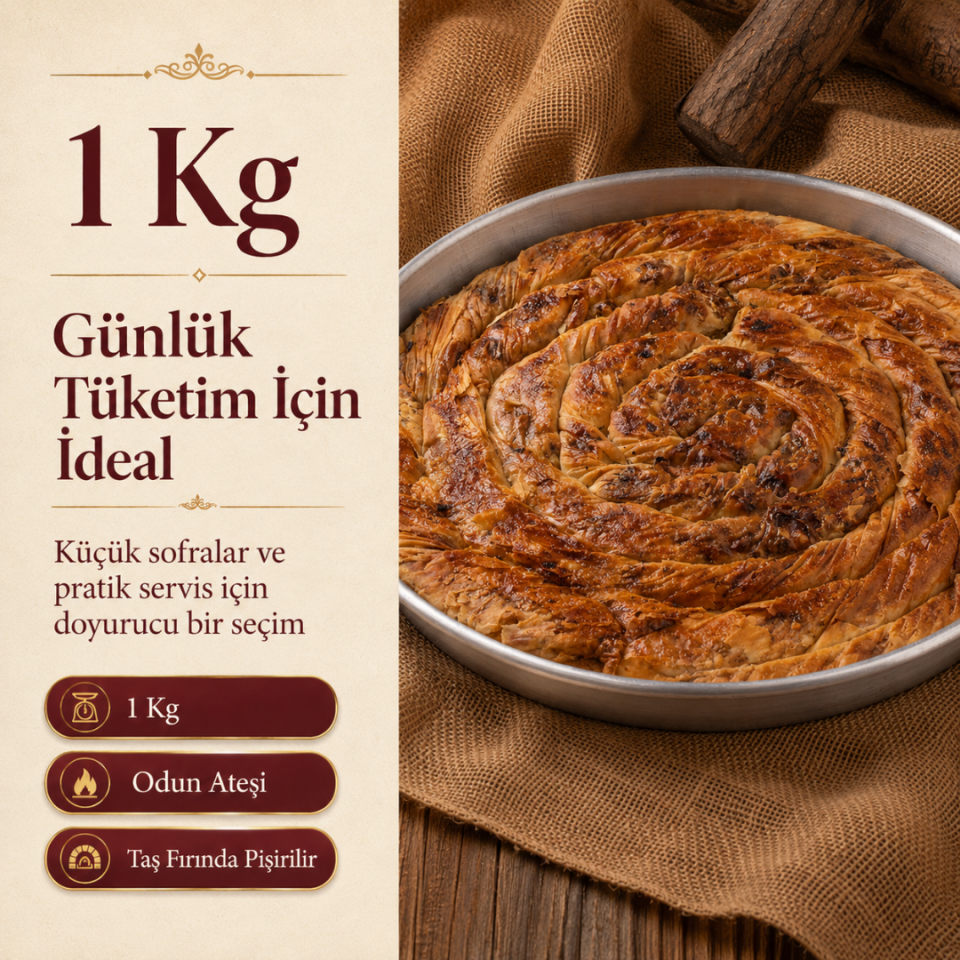 Kıymalı Patatesli Boşnak Böreği (1 kg)