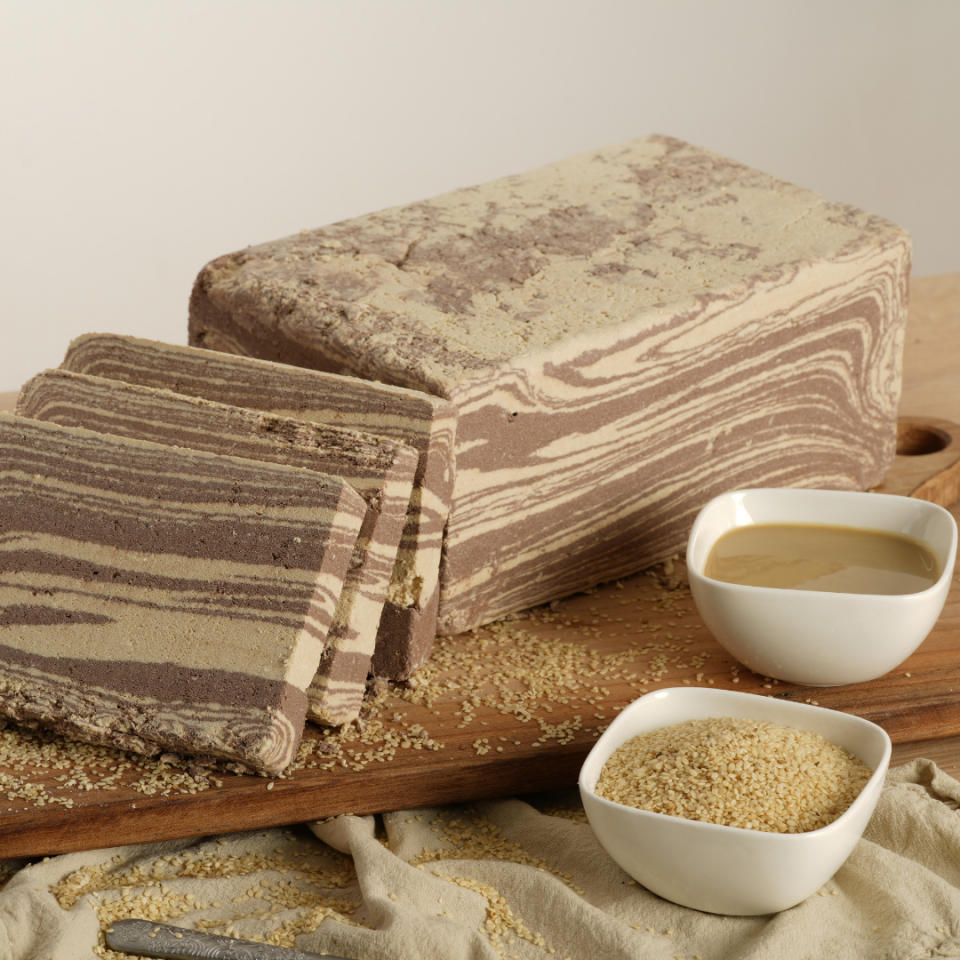 Kakaolu Tahin Helvası 1 Kg - Doğal Kakao ve Yerli Tahin Lezzeti