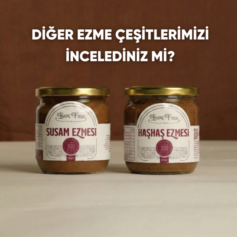 Haşhaş Ezmesi 300 gr - Kahvaltılık & Hamur İşi İçin İdeal