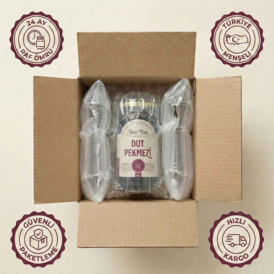 Doğal Dut Pekmezi 600 gr - Şeker İlavesiz & Geleneksel Üretim