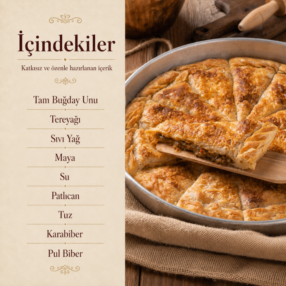 Patlıcanlı Arnavut Böreği (1 kg)