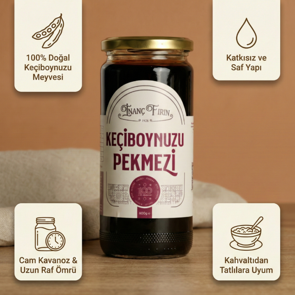 1 Kg Yerli Tahin & 600 gr Keçi Boynuzu Pekmezi