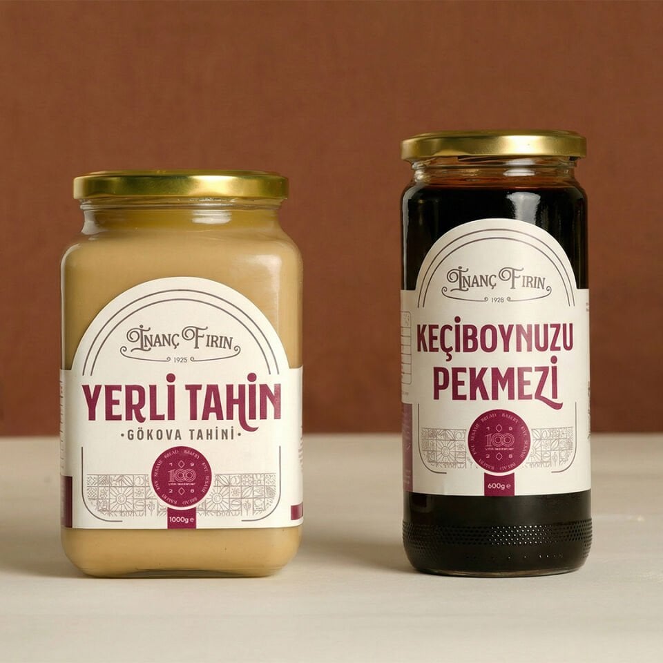 Tahin 1KG + Keçiboynuzu Pekmezi 600gr