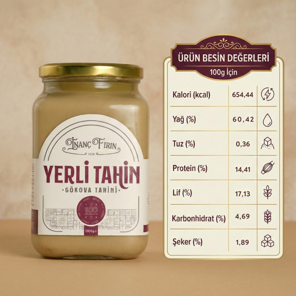 Geleneksel Lezzet İkilisi - 1 Kg Yerli Tahin ve 600 gr -  Katkısız Üzüm Pekmezi