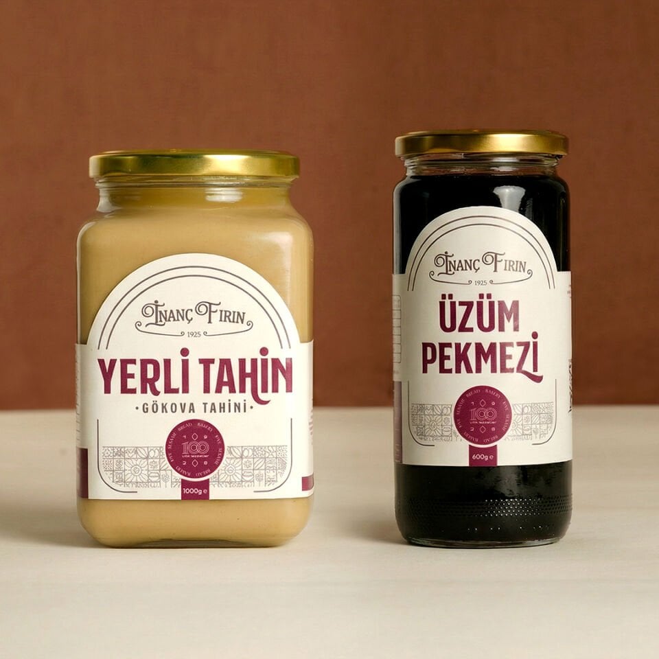 Tahin 1 Kg + Üzüm Pekmezi 600gr
