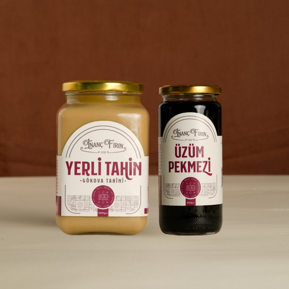 Tahin 1 Kg + Üzüm Pekmezi 600gr