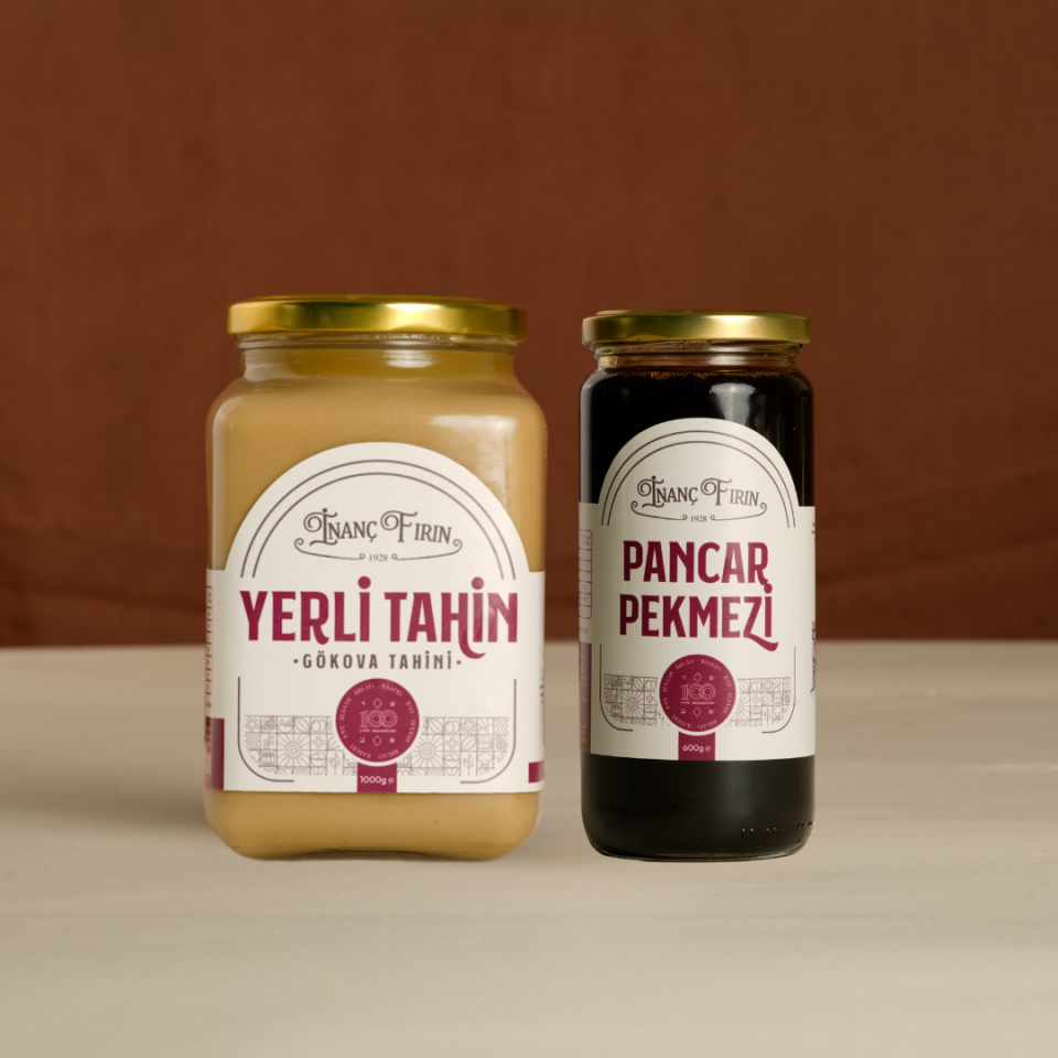 Tahin 1 kg + Pancar Pekmezi 600 gr