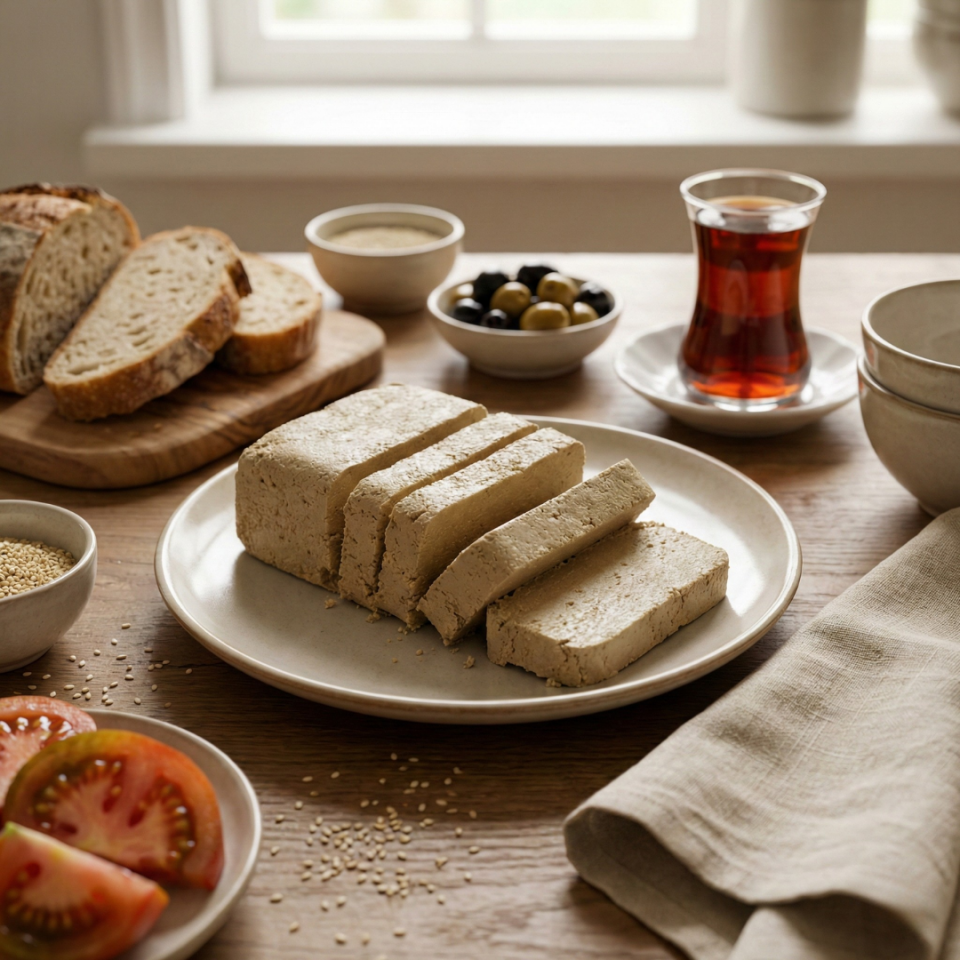 Sade Tahin Helvası 500 gr - %100 Pancar Şekeri ve Yerli Susam Tahini