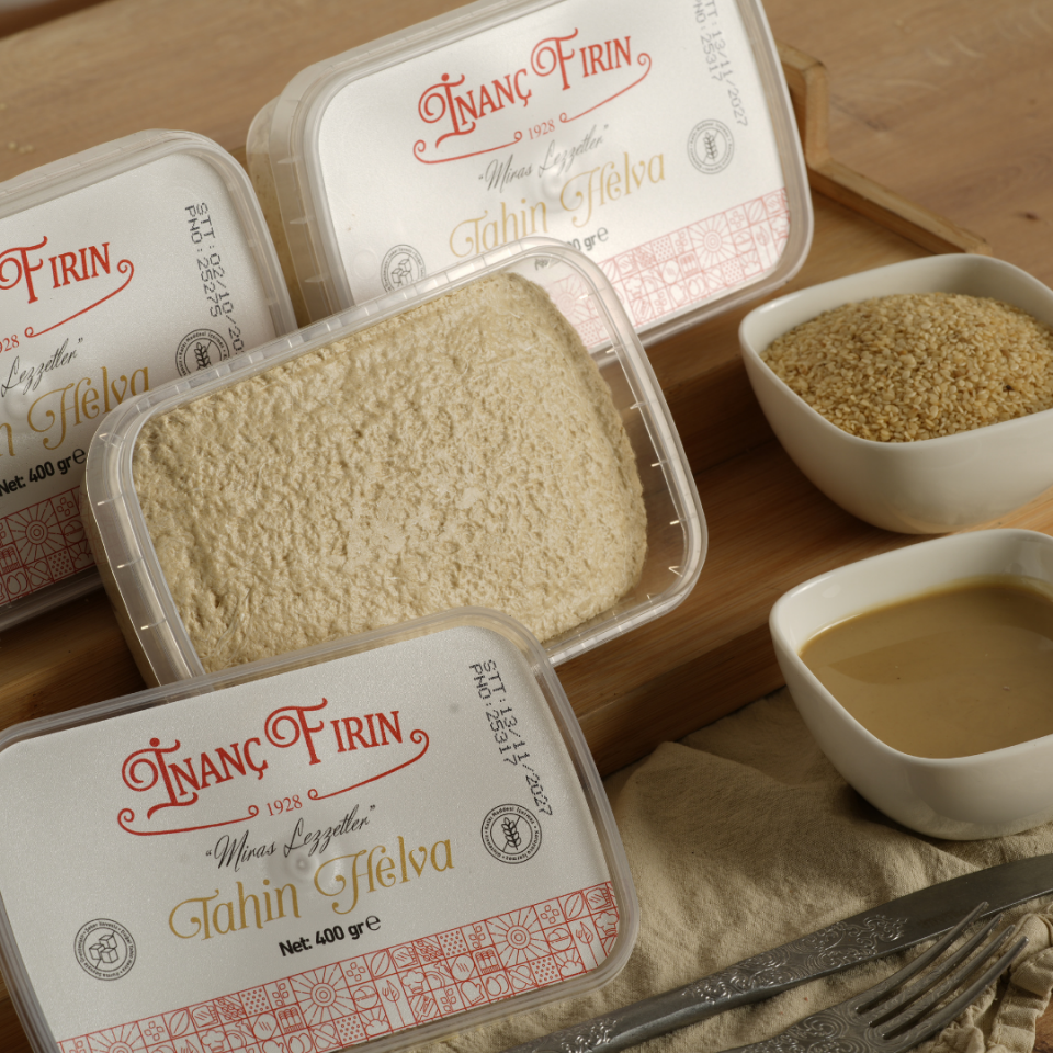 Şeker İlavesiz Sade Helva 3'lü Set - Hurma Suyu ile Tatlandırılmış (3 x 400 gr)