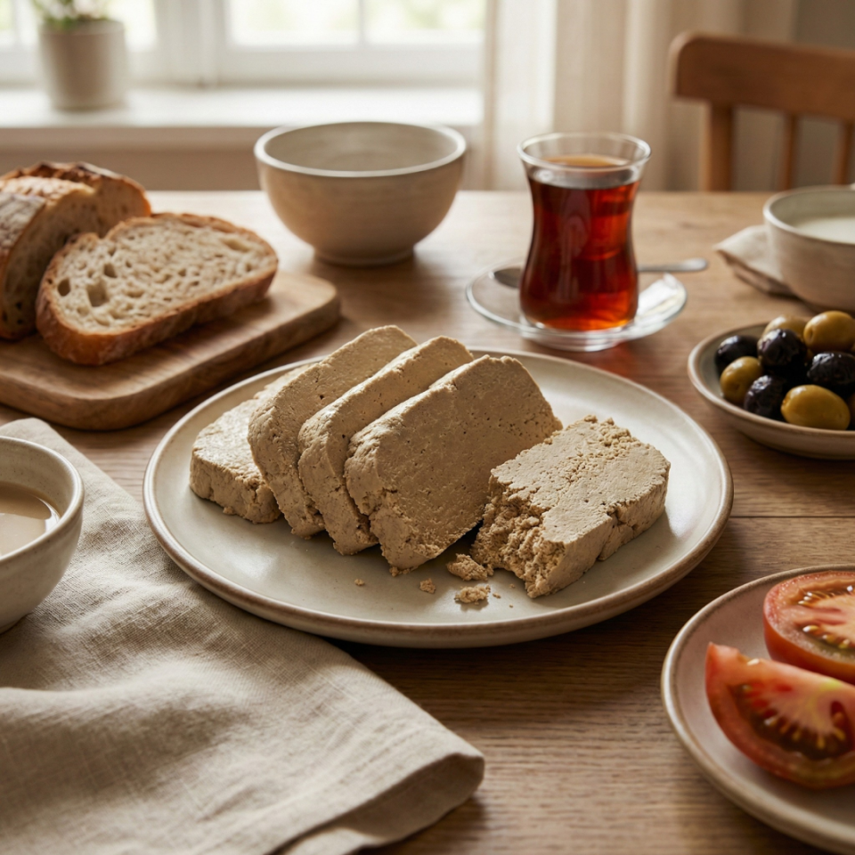 Şeker İlavesiz Sade Helva 3'lü Set -  (3 x 400 gr) ( Kavılca Ekmeği Hediye )