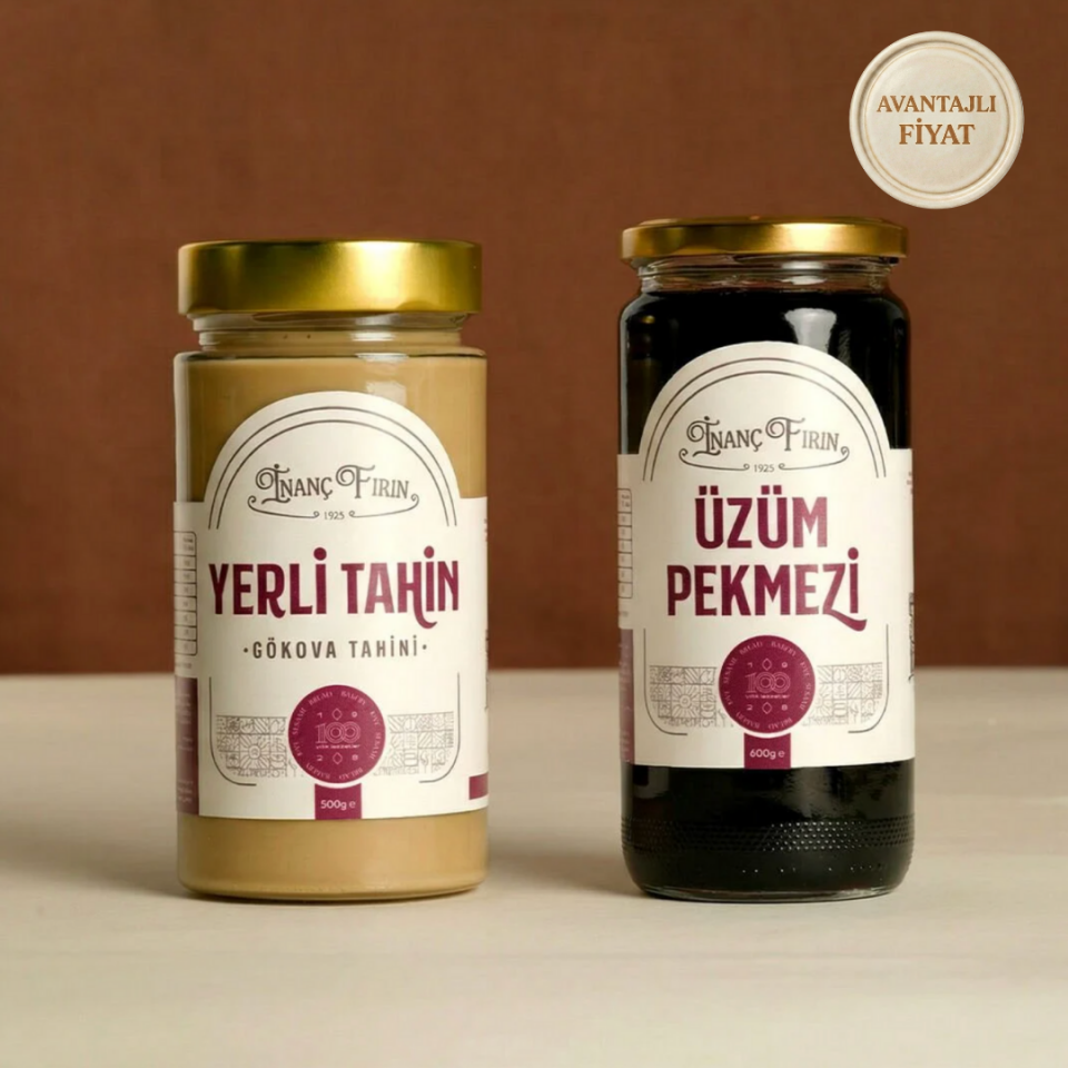 Birlikte Güzeliz : Yerli Tahin (500 gr) & Üzüm Pekmezi (600 gr)