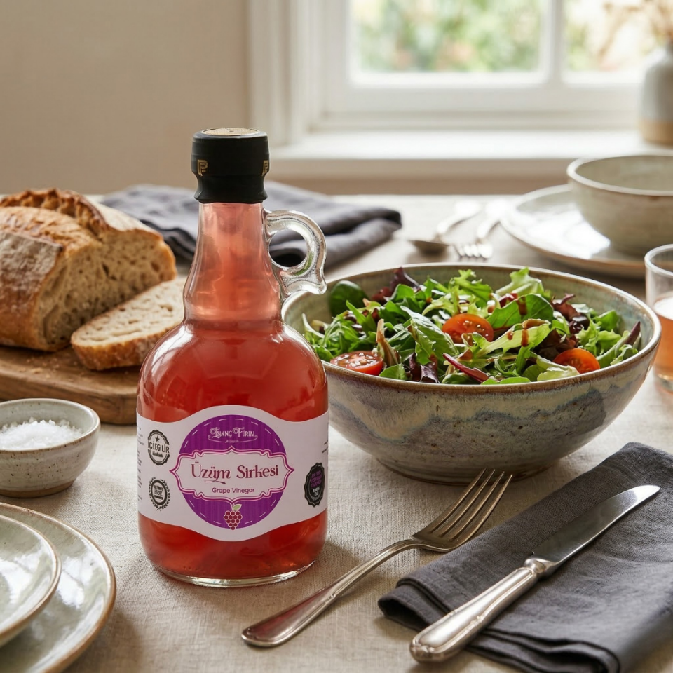 Doğal Üzüm Sirkesi 1000 GR