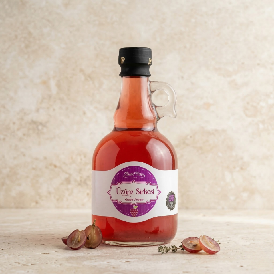 Doğal Üzüm Sirkesi 500 GR