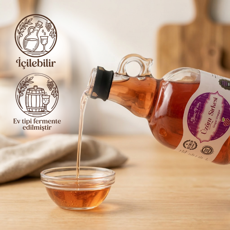 Doğal Üzüm Sirkesi 500 GR