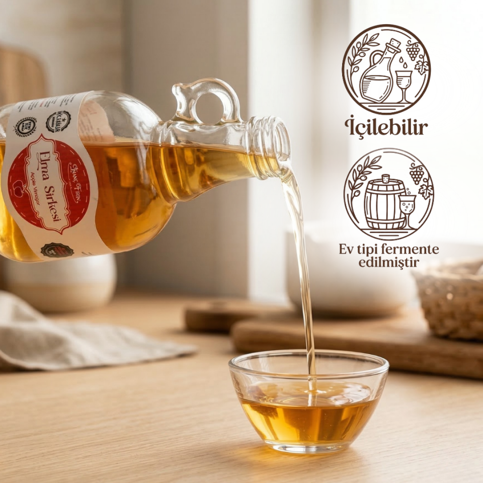 Doğal Elma Sirkesi 1000 GR