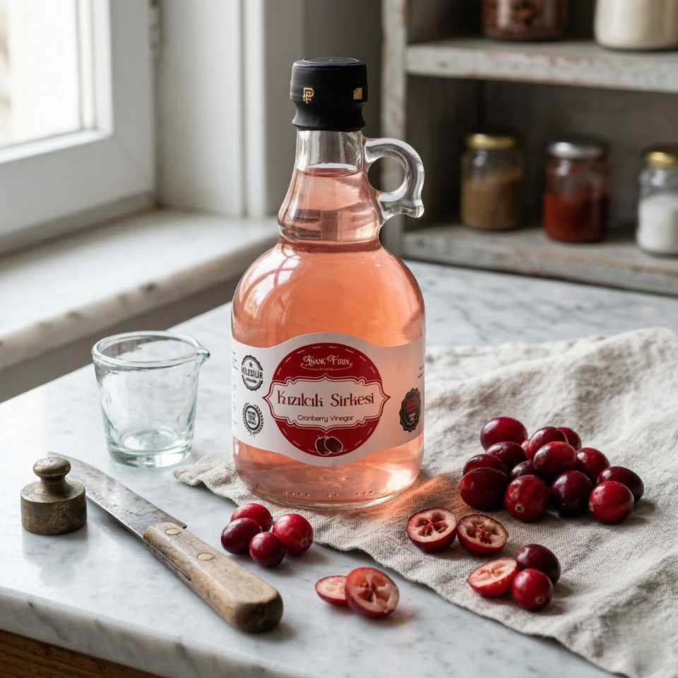 Doğal Kızılcık Sirkesi 500 GR