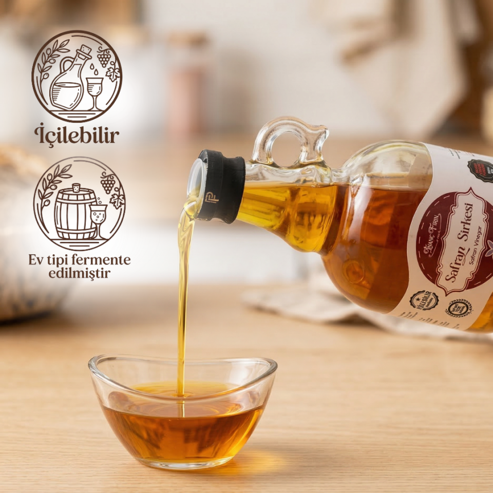 Doğal Safran Sirkesi 1000 GR