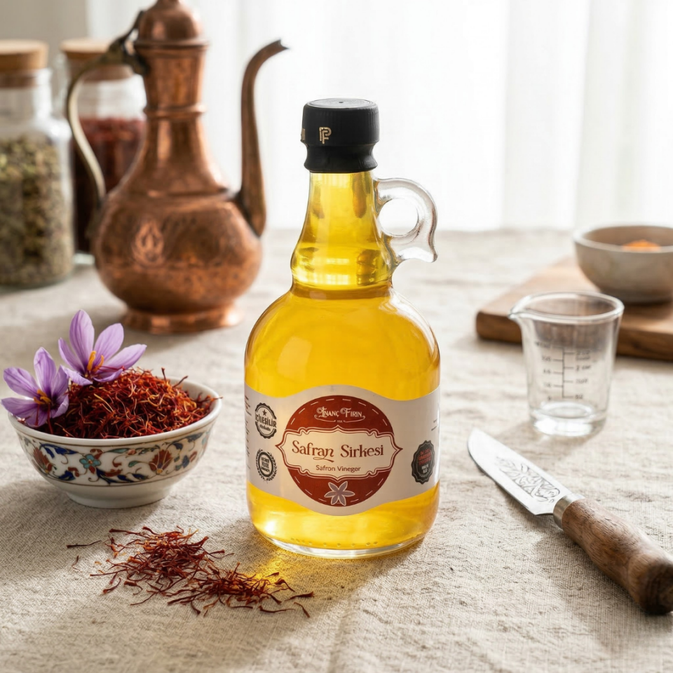Doğal Safran Sirkesi 1000 GR