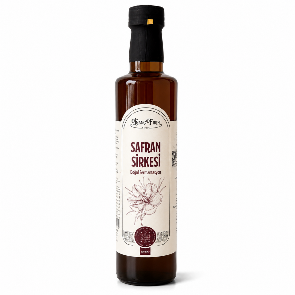 Safran Sirkesi 500 ml | Doğal Fermantasyonlu Sirke