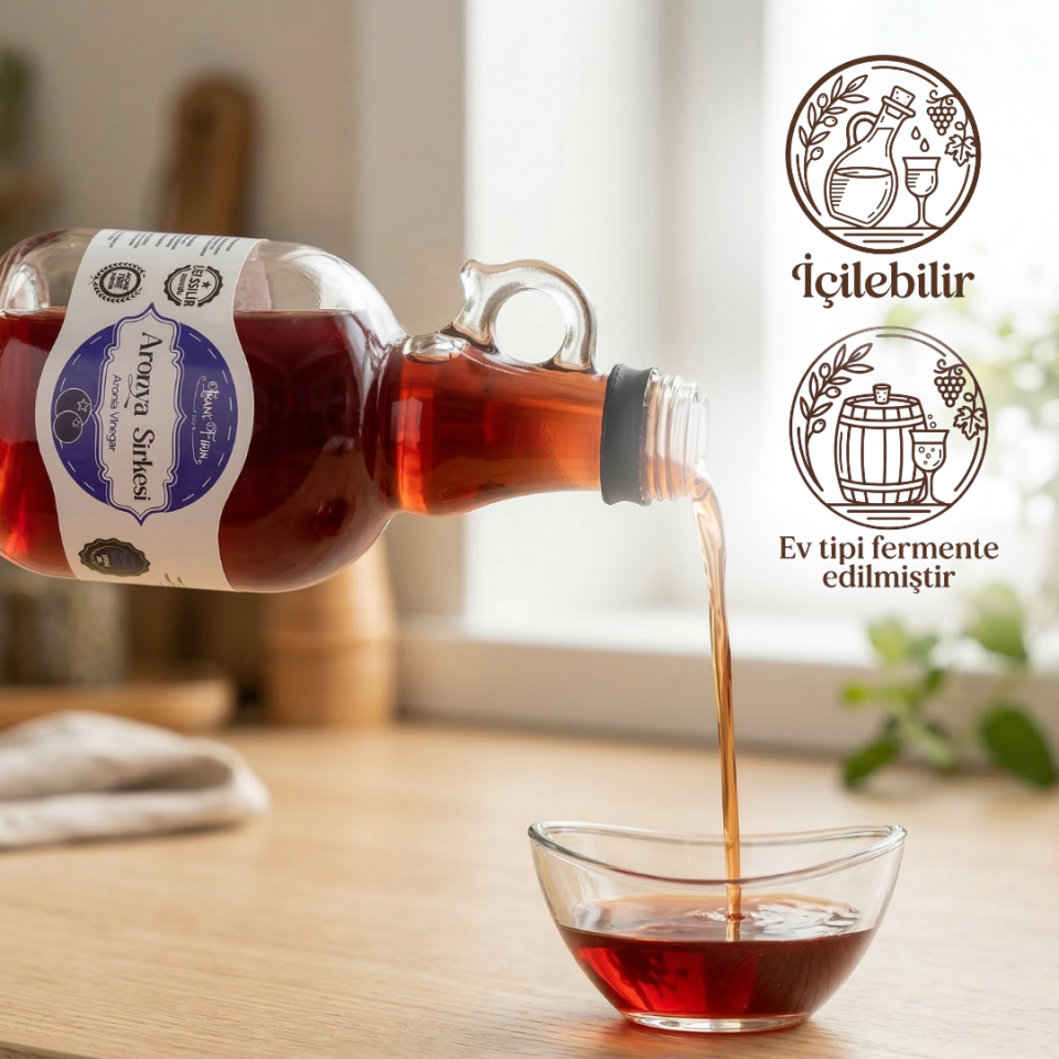 Doğal Aronya Sirkesi 1000 GR