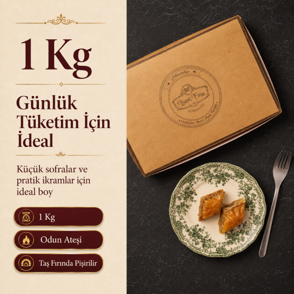 Cevizli Köy Baklavası 1 KG