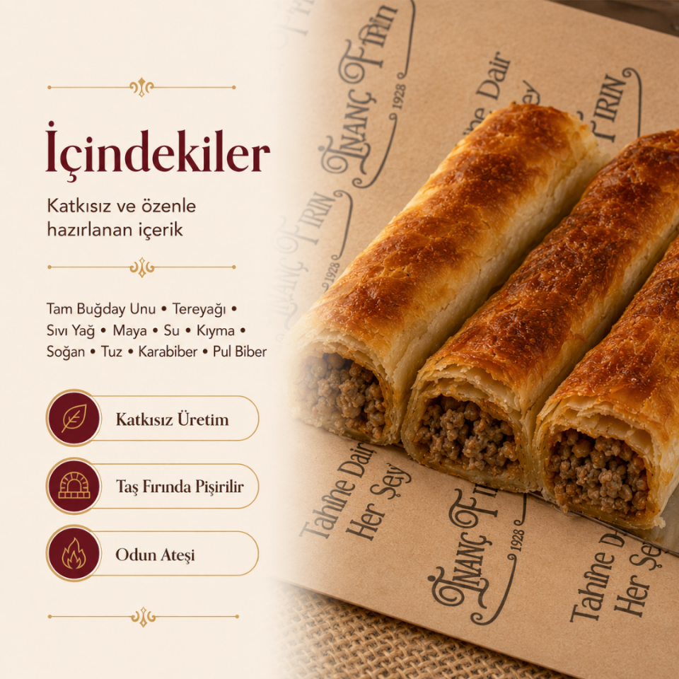 Kıymalı Boşnak Böreği Tepsi