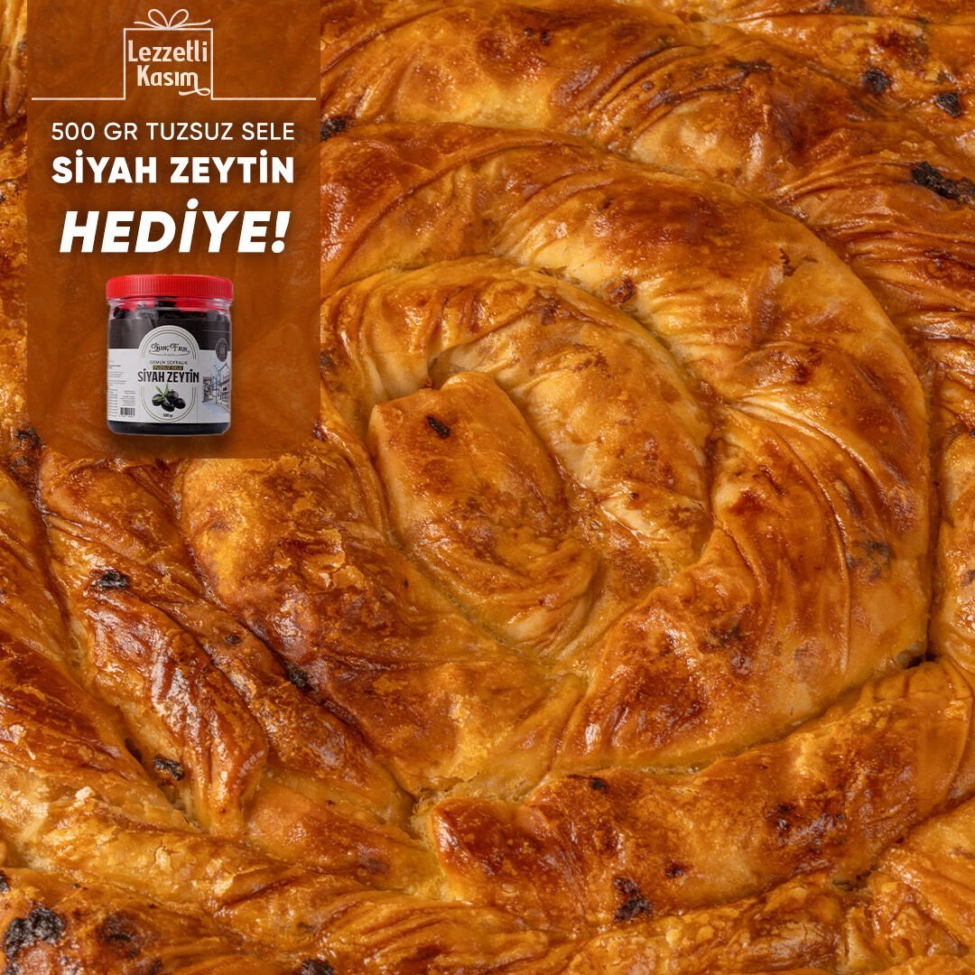 Kıymalı Patatesli Boşnak Böreği Tepsi (500gr Sele Zeytin Hediye)