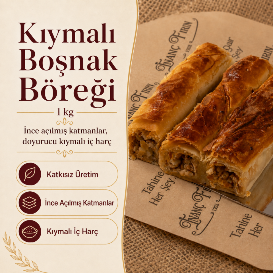 Kıymalı Boşnak Böreği (1 kg)