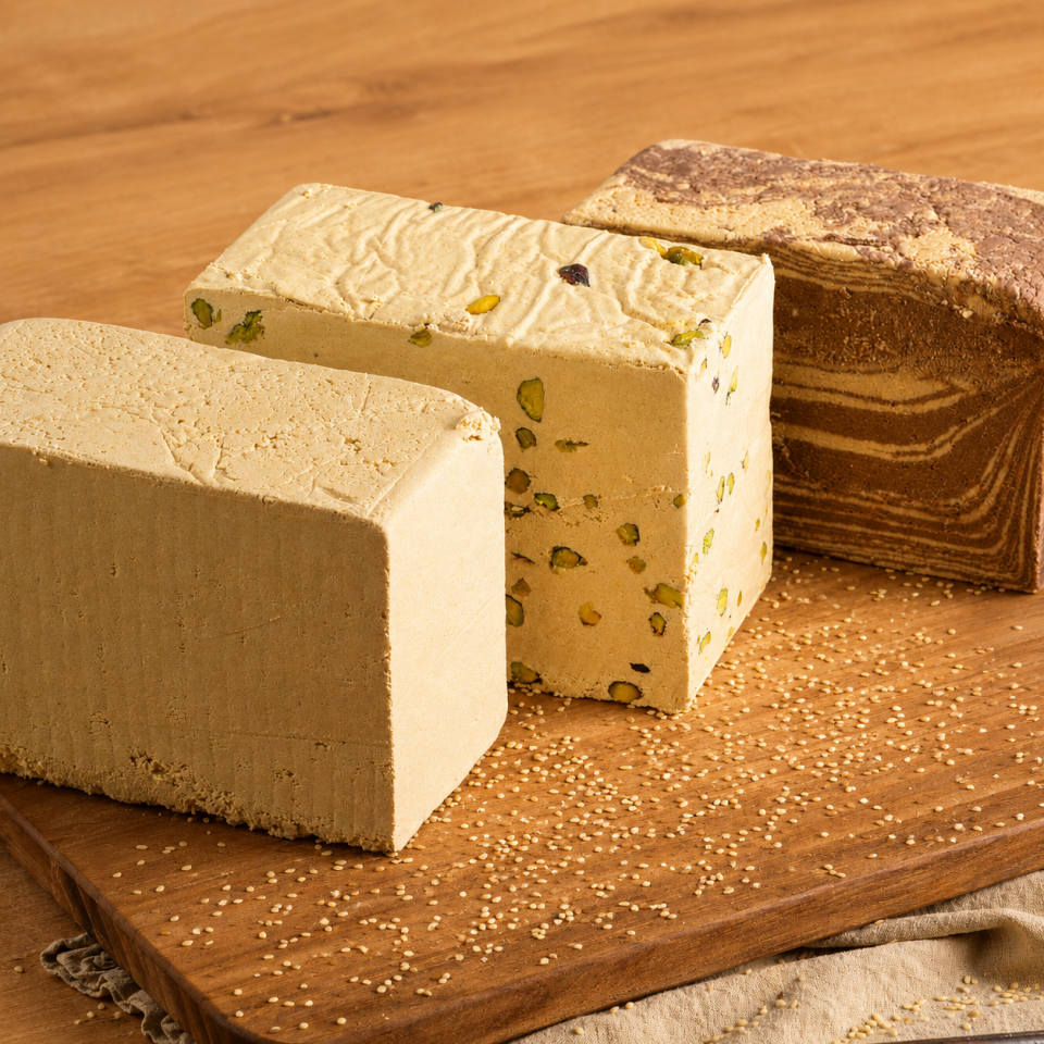 3'lü Helva Fırsat Paketi: Sade, Kakaolu ve Fıstıklı Tahin Helvası (3 x 1 Kg)