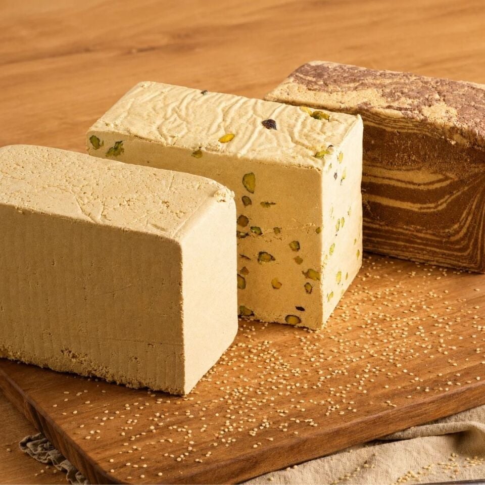 3'lü Helva Fırsat Paketi: Sade, Kakaolu ve Fıstıklı Tahin Helvası (3 x 1 Kg)
