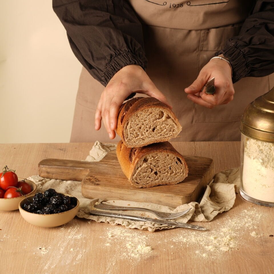 Ekşi Mayalı Tam Buğday Ekmeği 500 gr % 100 Tambuğday unundan (4 Adet)