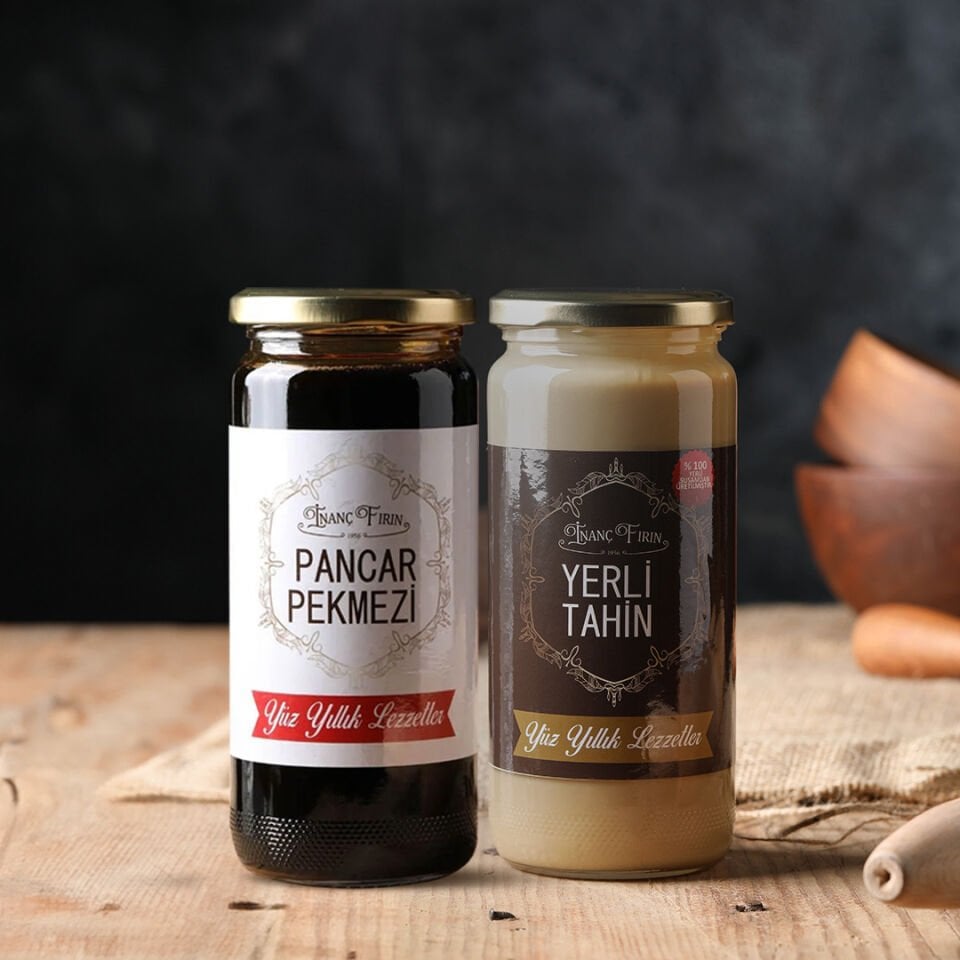 450 gr Yerli Tahin + 600 gr Pancar Pekmezi