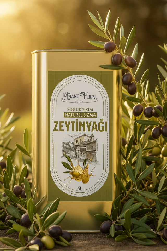 Doğal Sızma Zeytinyağı – 5 Litre (Soğuk Sıkım)