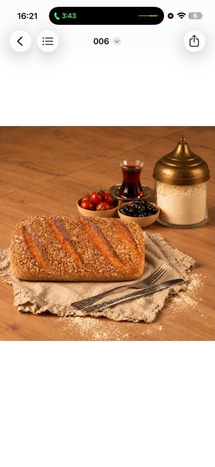 Kızıl Buğday Ekmeği (600gr)