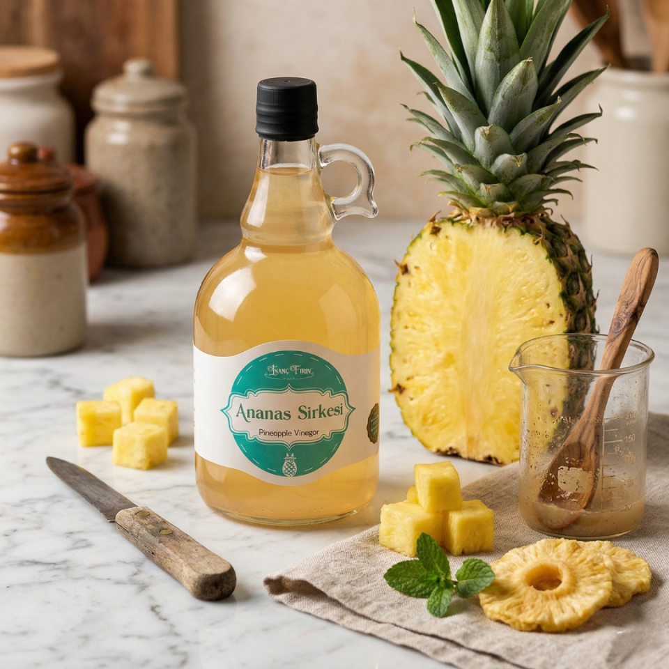 Doğal Ananas Sirkesi 1000 GR