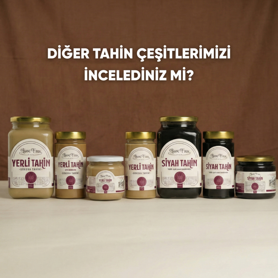 Siyah Tahin 1 Kg - Taş Değirmen Üretimi (Siyez Ekmeği Hediye)