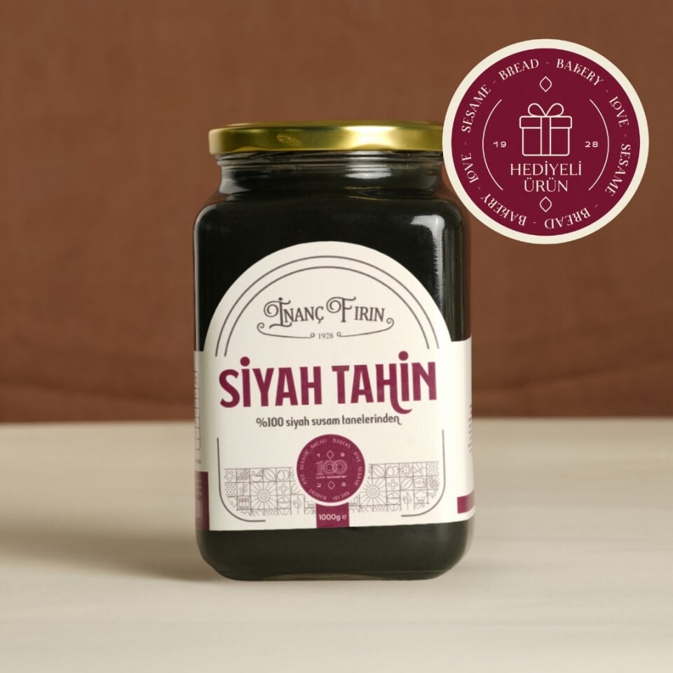 Siyah Tahin 1 Kg - Taş Değirmen Üretimi (Siyez Ekmeği Hediye)