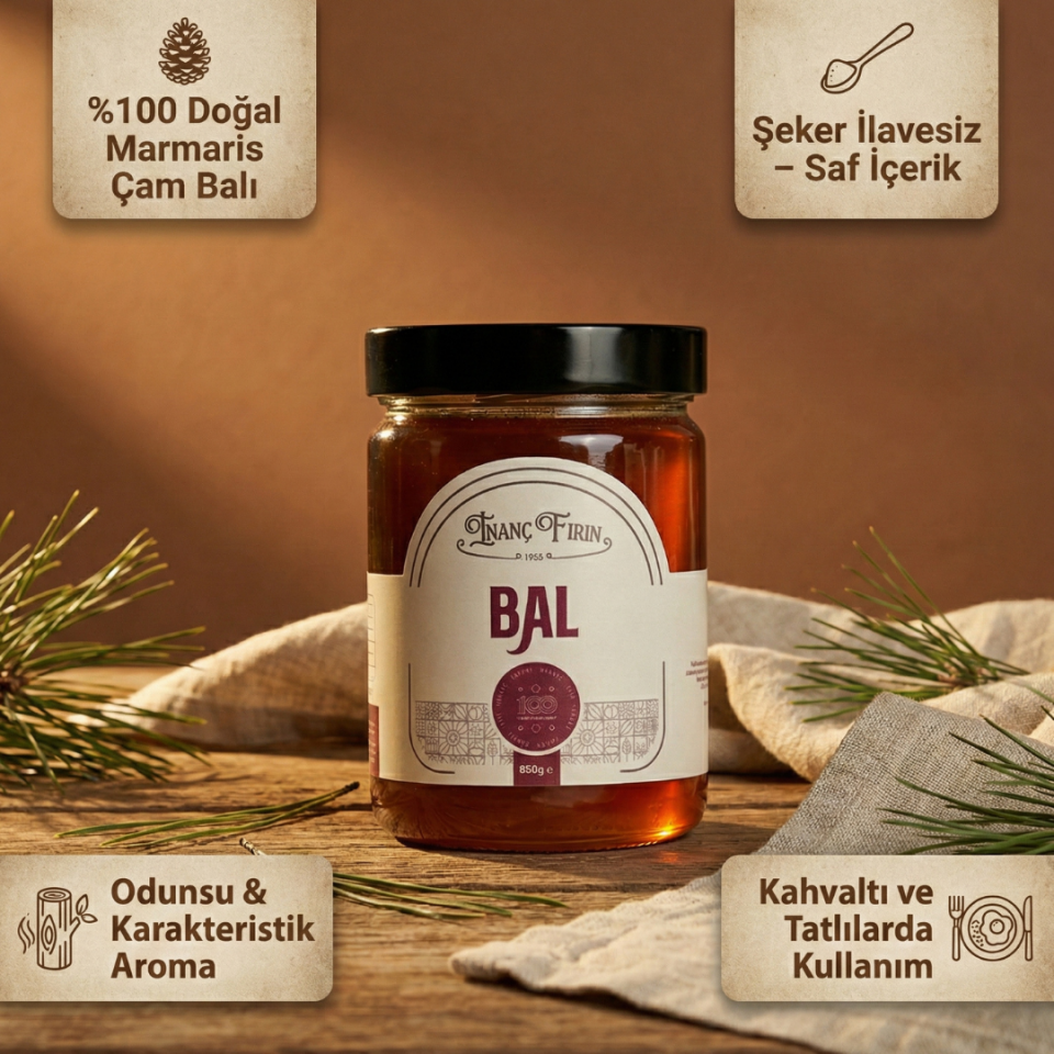 Yerli Tahin (1 Kg) ve Süzme Çam Balı (850 gr)