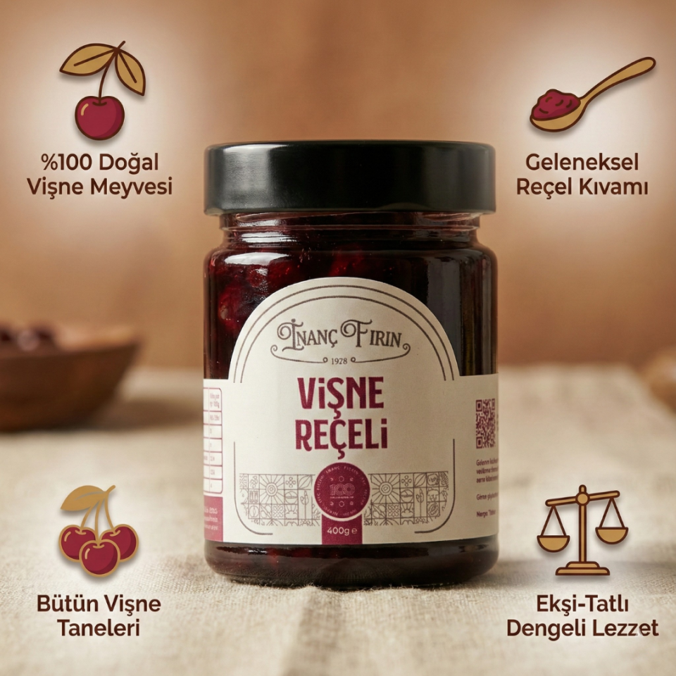 VİŞNE REÇELİ 400 GR