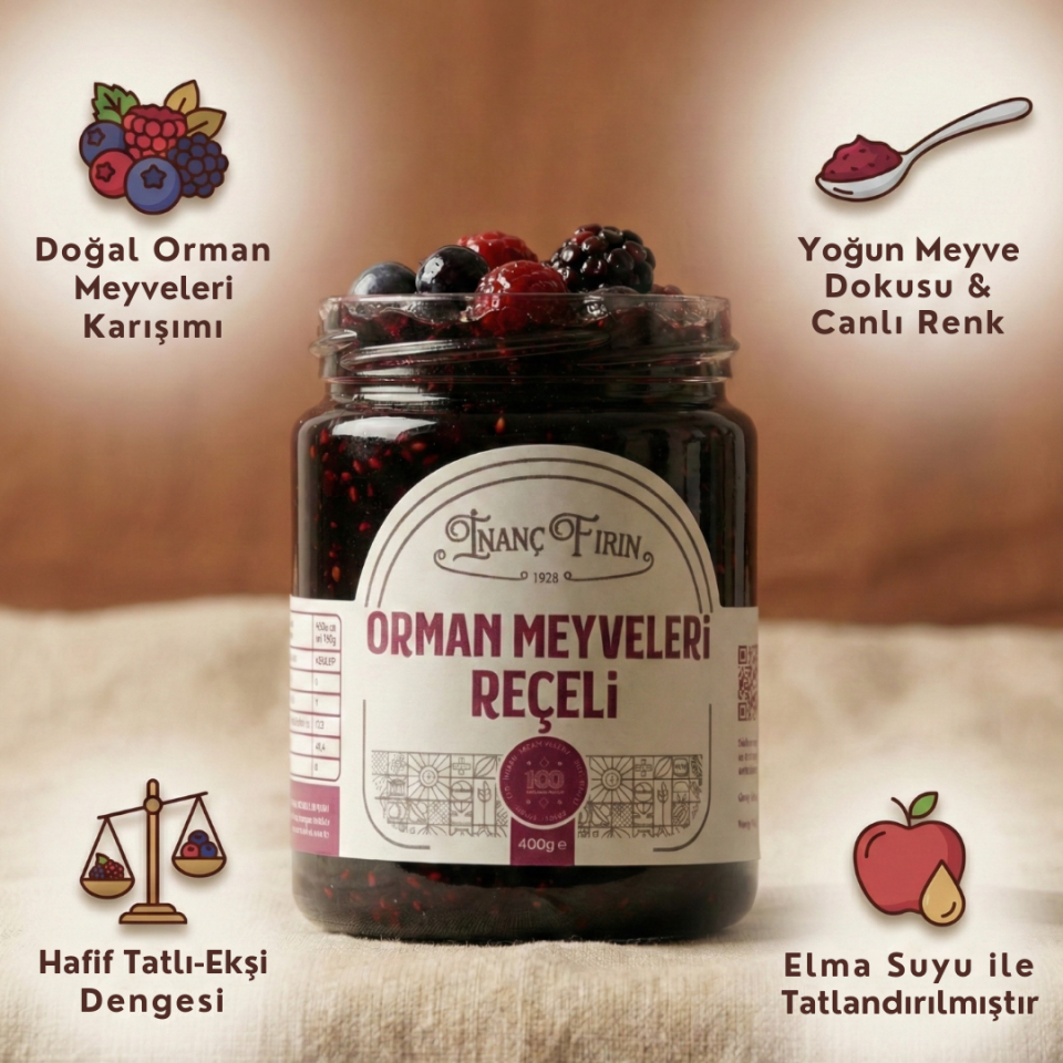 ORMAN MEYVELERİ REÇELİ 400 GR