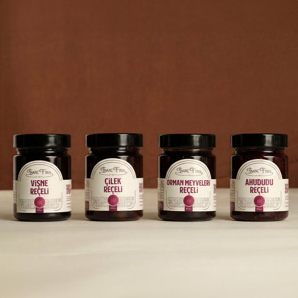 Reçel Tadım Paketi – 4’lü Geleneksel Lezzet Seti (400 gr x 4)