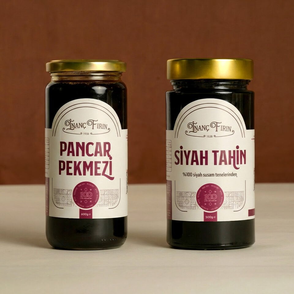 Pancar Pekmezi (600 gr ) + Siyah Tahin (500 gr )