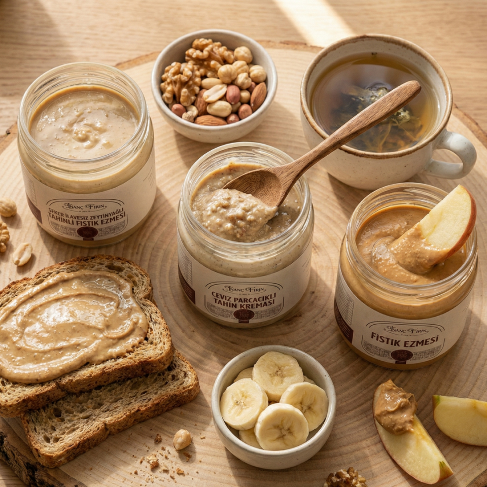 Cevizli Tahin Kreması - Bol Ceviz Parçalı & Doğal Tahinli - 400 gr