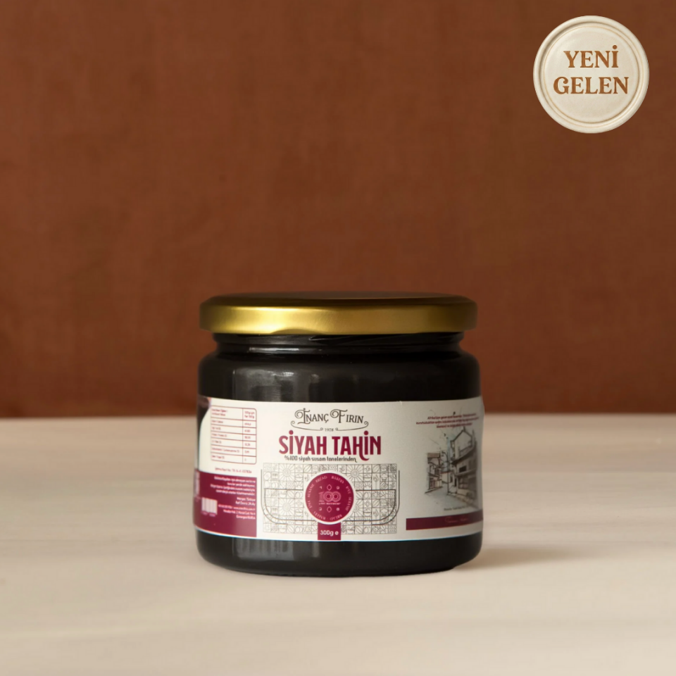 Siyah Tahin 300 gram -  Taş Değirmen Üretimi